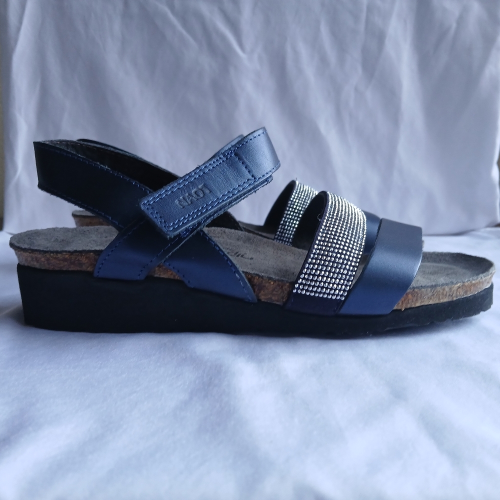 Naot Comfort Wedge Sandals Size 37 Made in Israel - Picture 2 of 6